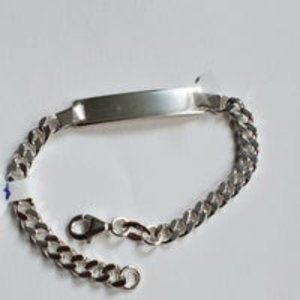 Real .925 Sterling Silver Kids Cuban Bra